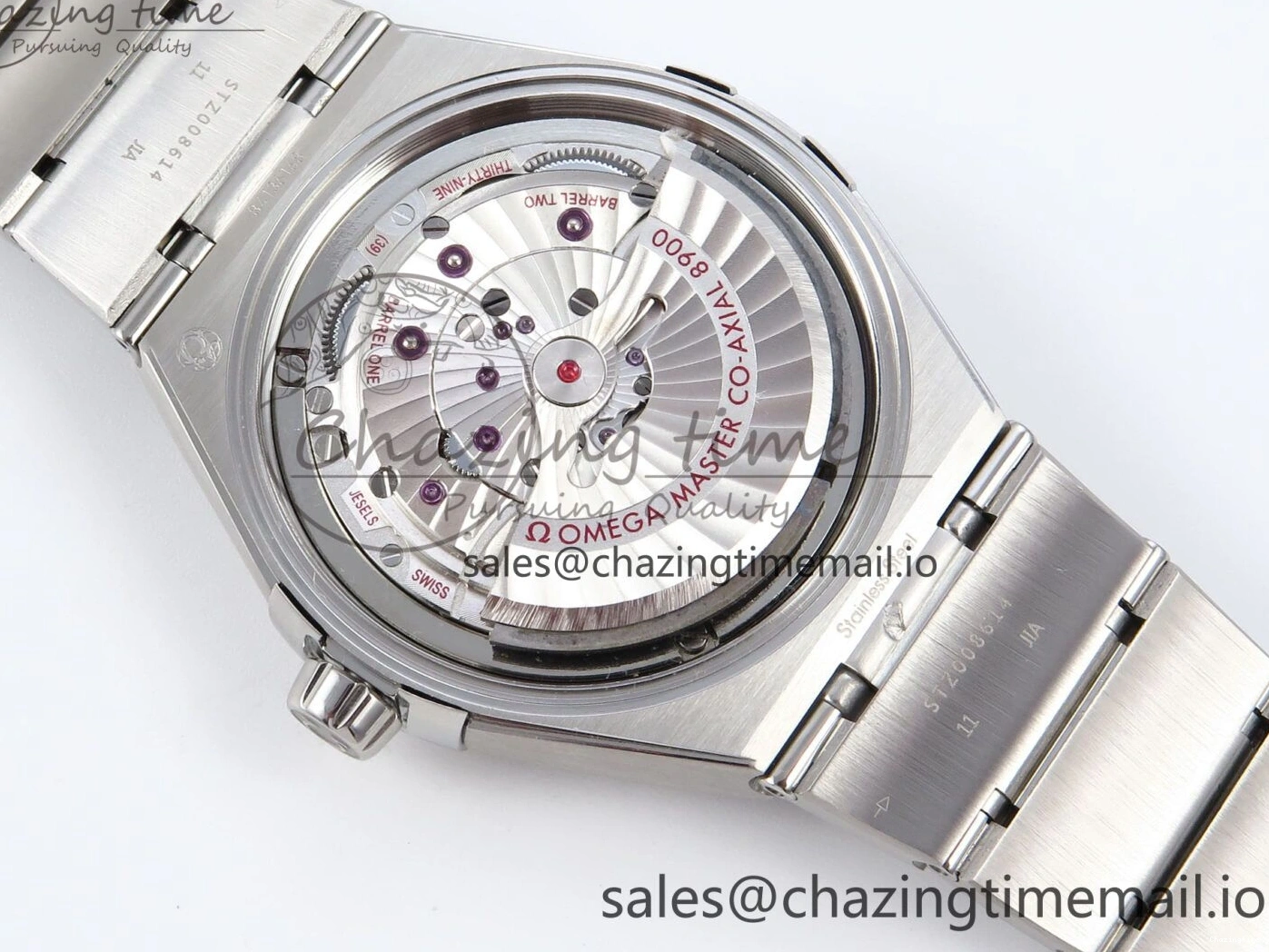 0116 Constellation 41mm SS ASWF 1:1 Best Edition Gray Dial on SS Bracelet A Breathable 7696
